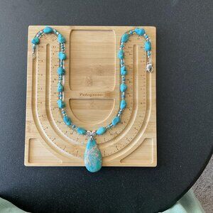 Bamboo Bead Board for Jewelry Making - Necklace and Bracelet Beading